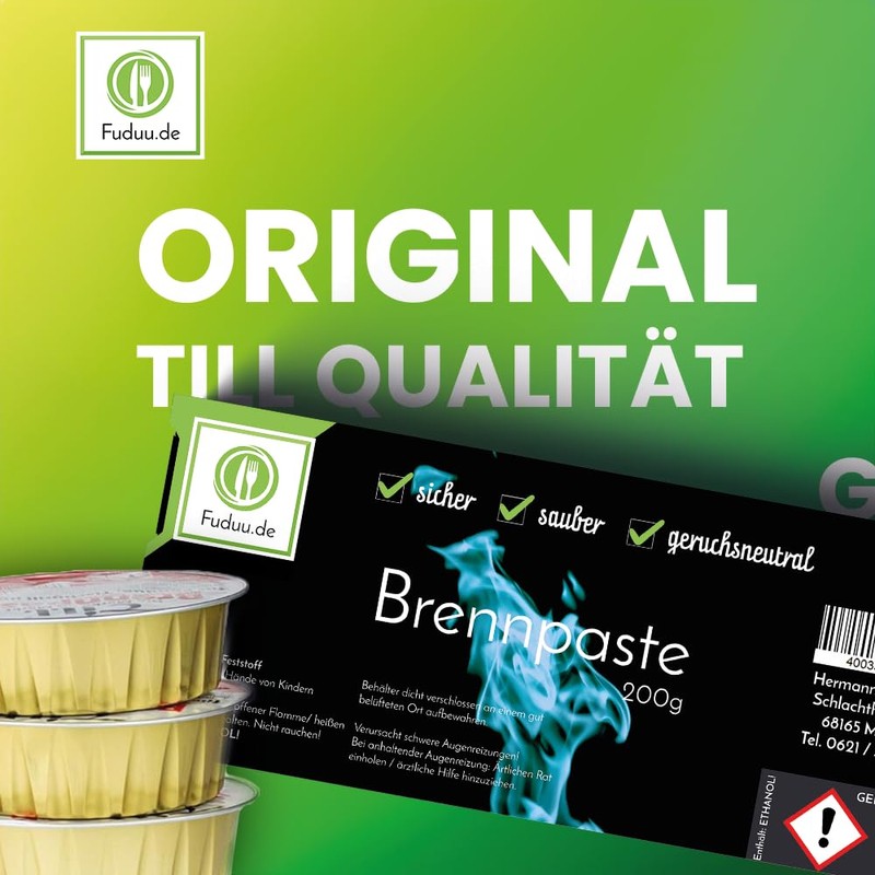 Fuduu.de - Burning jelly, 3 x 80 g