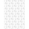 2 Sheets 25th Wedding Anniversary Wrapping Paper Elegant Floral Design