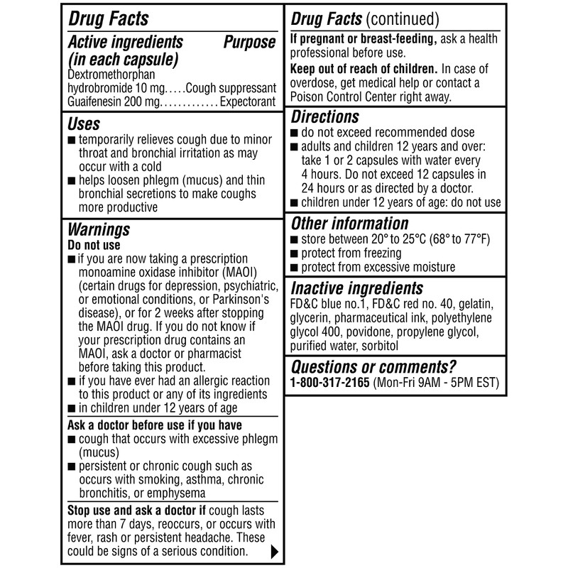 Coricidin HBP Chest Congestion & Cough Liqui-Gels 20 Liqui-Gels, Pack