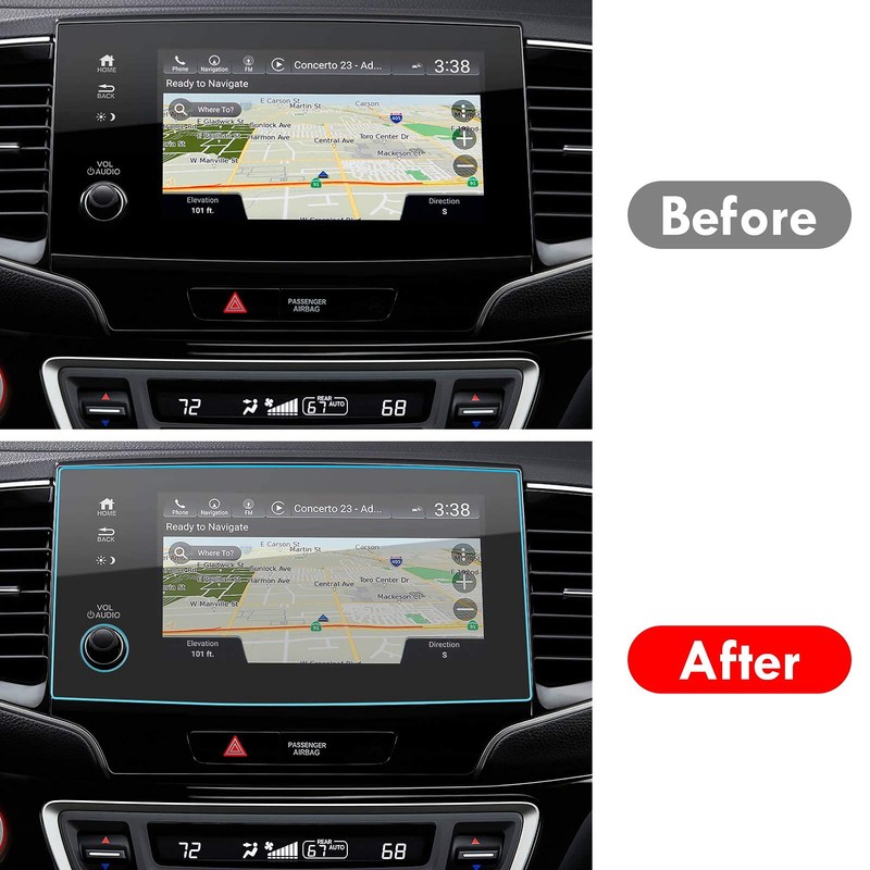 Moonlinks Compatible with 2019-2022 Honda Pilot Screen Protector 8 Inch,Tempered