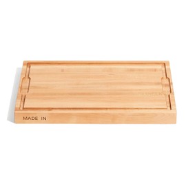 Made In Cookware | Butcher Block | Maple Wood | Thick Charcuterie Board with Side Handles | Crafted in USA | 17.75x11.75"