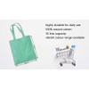 Mister lucky charm shamrock cotton tote shopping bag - Mint