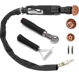 DXphita Tire Repair Set Polish Patch Tools 2500rpm Low Speed Air Tire Buffer Grinder Buffing Wheel 55mm,42mm,38mm with Tire Patch Roller Tire Inner Liner Scraper