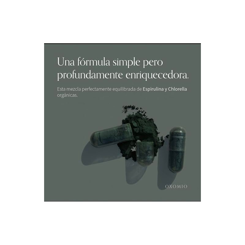 Spirela de OXOMIO - Mezcla perfectamente equilibrada de Espirulina y
