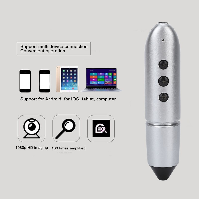 2MP Camera 100X Wifi Digital Microscope Skin Analyser Professional Magnification