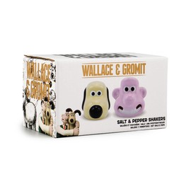 Wallace and Gromit Salt and Pepper Shakers - Wallace and Gromit Merchandise - Novelty Salt and Pepper Sets