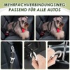Eyein Dog Harness with Seat Belt for Car, 2 Carabiner