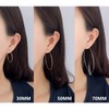 ESMATOO ESMATOO Thin Gold Hoop Earrings for Women - Hypoallergenic