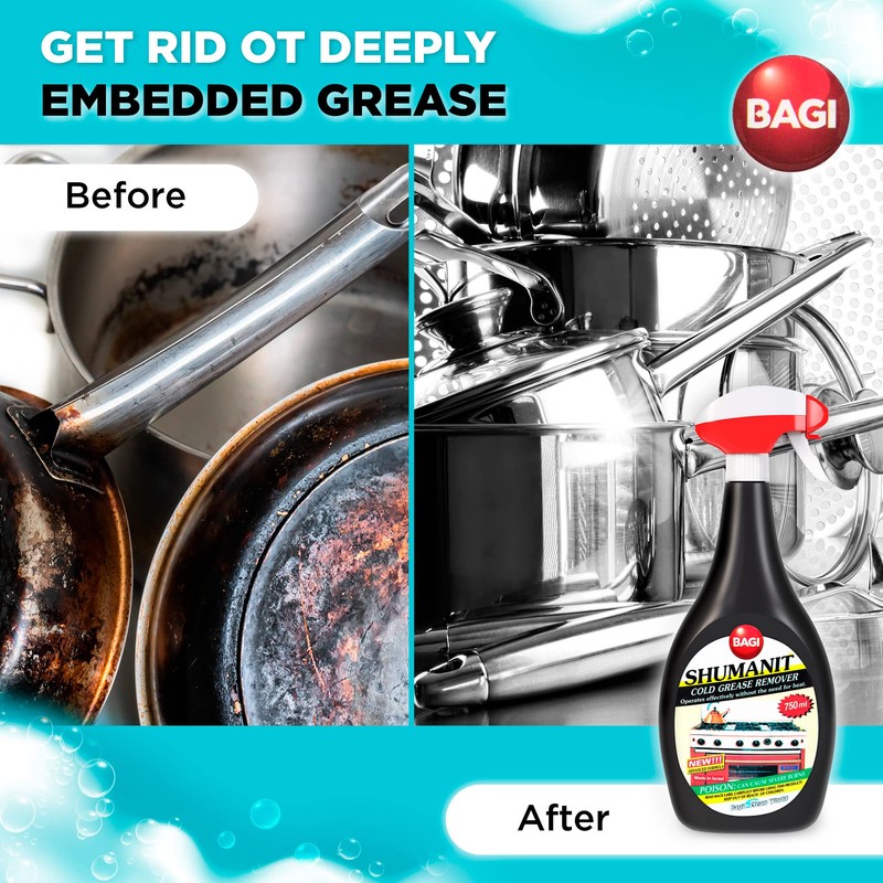 BAGI SHUMANIT - Cold Grease Remover. Spray for The immediate