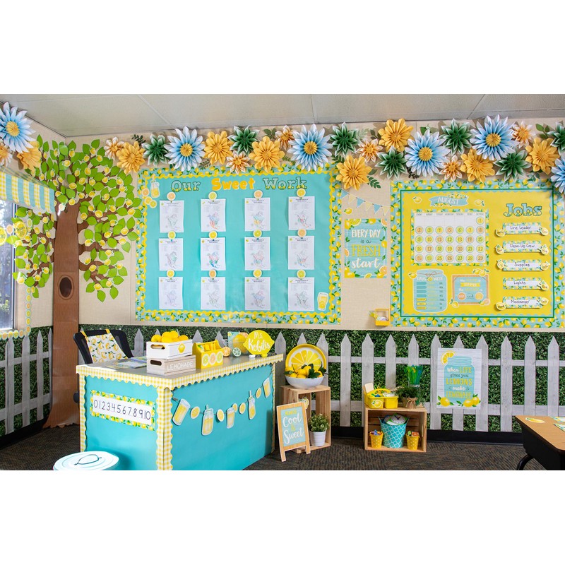 Teacher Created Resources Lemon Zest Bold Block 4" Letters Combo
