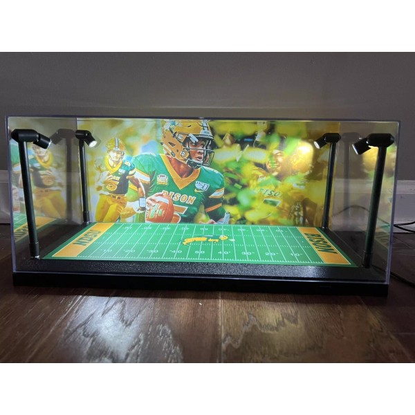 Unbranded Trey Lance Custom 2 Mini Helmet display case with