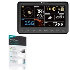 BoxWave Screen Protector Compatible with Ambient Weather Smart Weather Station (WS-2902C) - ClearTouch Crystal Privacy (2-Pack), Privacy Screen Protector Flexible Film Clear