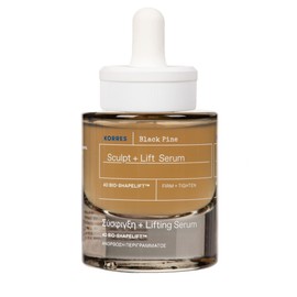 KORRES Black Pine 4D BioShapeLift Remodeling and Firming Facial Serum for Mature Skin, Vegan, 30 ml
