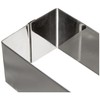 Ibili 722712 Speisering rechteckig Edelstahl,12x6x4,5 cm