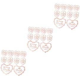 Baluue 3sets Bridesmaid Bride Temporary for Wedding Bridal Shower Sticker Labels 40pcs*3