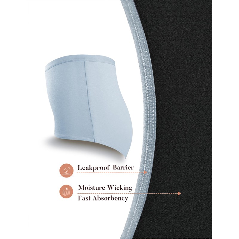 AIRCUTE Washable Urinary Incontinence Potective Underwear for Women Leak Proof
