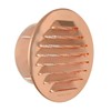 La Ventilation GTR80R Round Grille Copper 106 mm