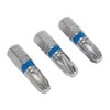 Sealey Ak210506 Power Tool Bits Pozi #3 Colour Coded S2