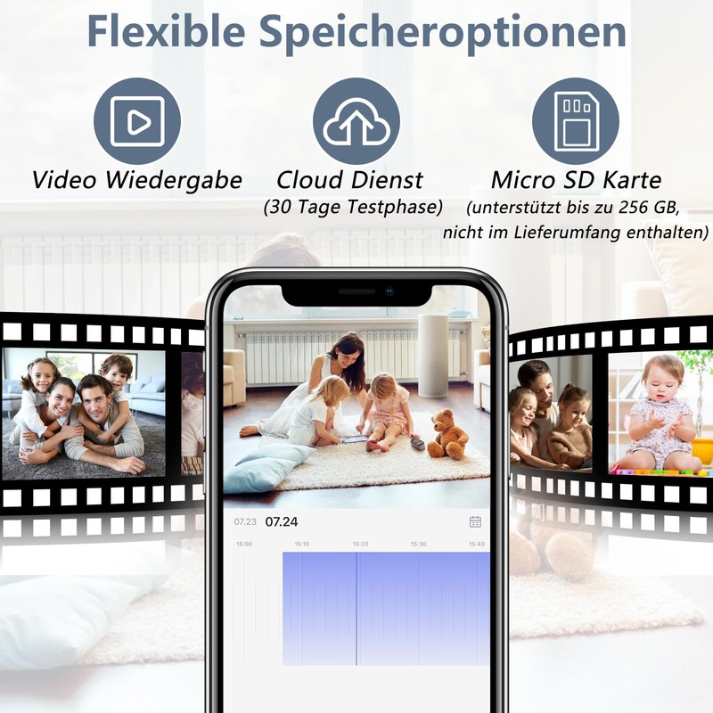 Nisanuki Mini Camera WiFi, 5G WiFi Small Camera Portable, 1080P