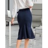 Bbonlinedress Womens Midi Pencil Skirt Fishtail Work Office Church Bodycon