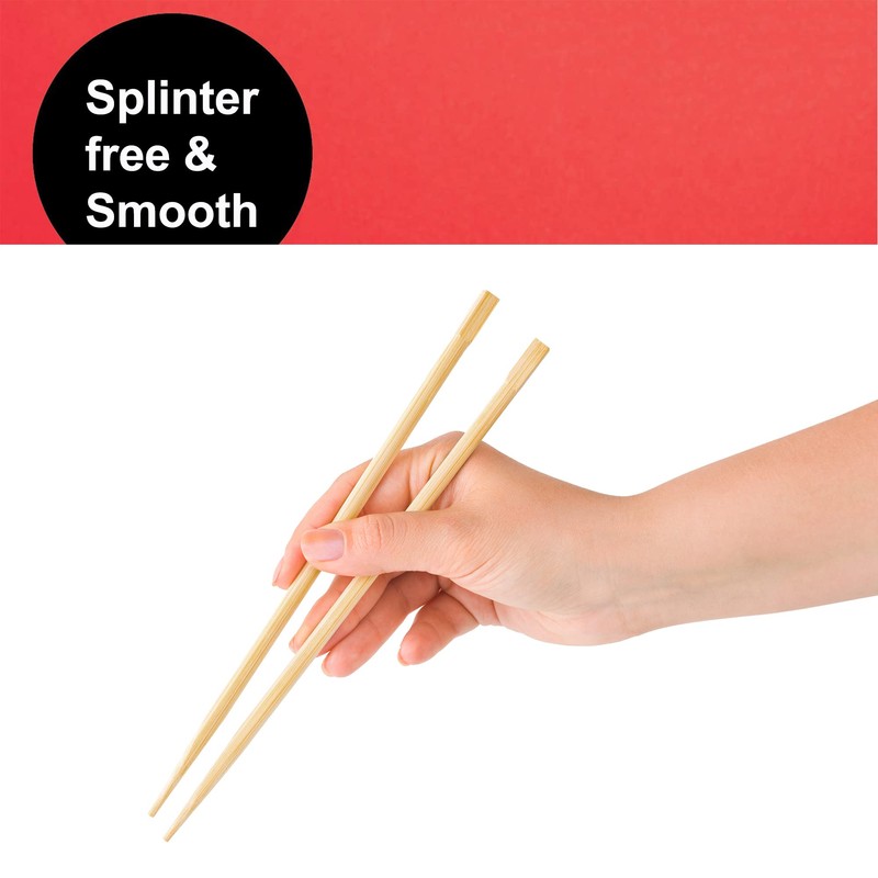 CAPACITEA Bamboo Chopsticks, Disposable(20cm - 30 Pairs)