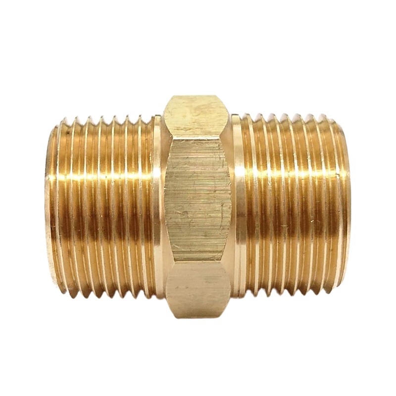 T TANYA HARDWARE 1 Inch x 1 Inch NPT Brass