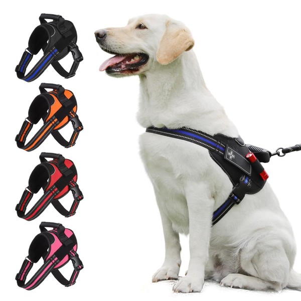 PETSOSTEP No Pull Dog Harness for Small Dogs, Breathable Adjustable