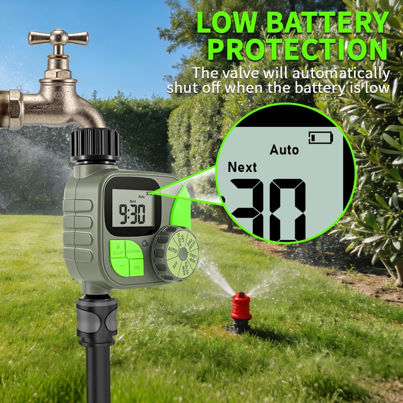 Sprinkler Timer for Garden Hose - Irrigation Timer for Outdoor