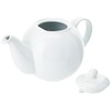 London Pottery Teapot with Strainer, White, 6 Cup (1.2 Litre)