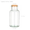 Magic Season Decorative Glass Bottles with Cork Stoppers (16.9 fl