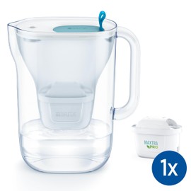 BRITA Carafe filtrante Style bleue + 1 cartouche filtrante MAXTRA PRO All-in-1 - Nouveau MAXTRA +