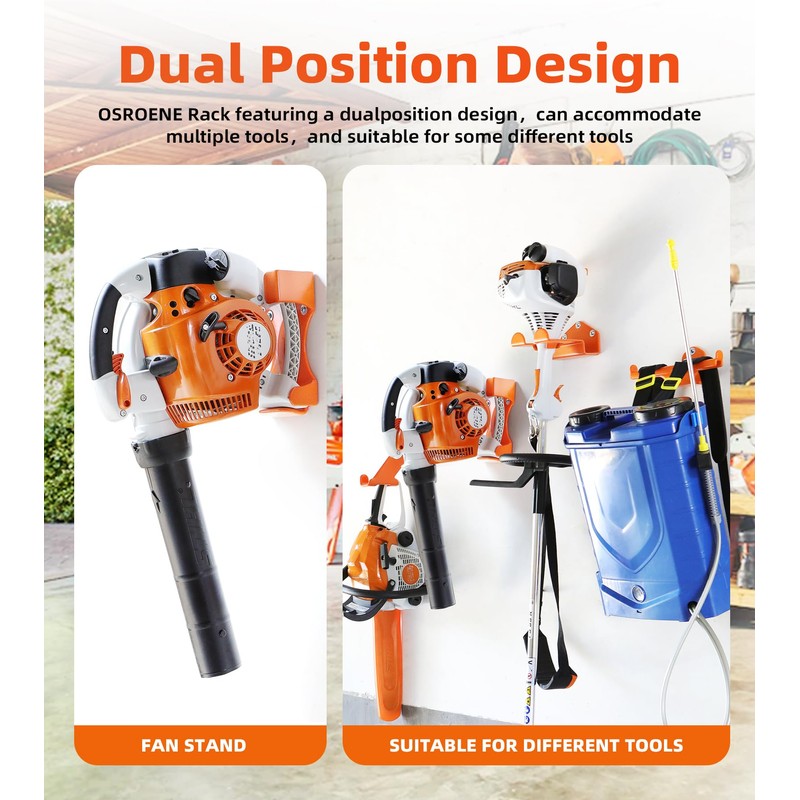 Leaf Blower Hanger, 1 Pack Upgrade Handheld Blower Rack for