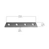 Repair Flat Joining Plate Galvanised Heavy Duty Metal Steel Sheet
