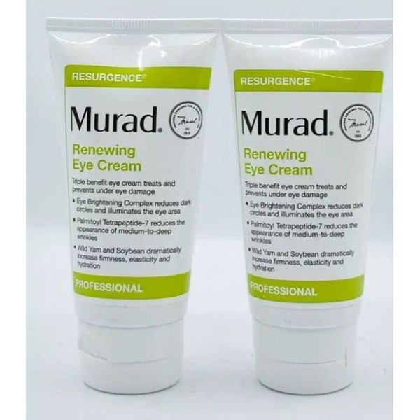 Murad 2 PACK Murad Resurgence Renewing Eye Cream 2oz/60ml PRO