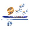 Carioca Oops Pop Erasable Pens Blue - 12 Pieces |