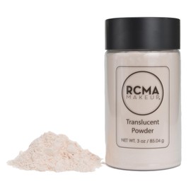 RCMA Makeup Translucent Loose Powder – Lightweight Setting Powder for Flawless Finish, Shine Control, Natural Matte Look, No Flashback, Oil Control, No Caking or Creasing, Vegan and Cruelty-Free, 3oz
