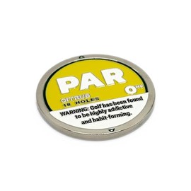 ChillCans PAR Golf Ball Marker - Premium Golf Accessories & Funny Golf Gifts for Men Women Golfers (Citrus)