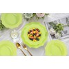 COLOSUS Lime Green Plastic Party Bowls (60 Pack) 14 Oz