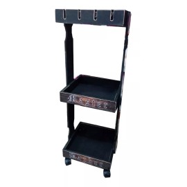 variable Carro Auxiliar Para Barbero Acabado Vintage