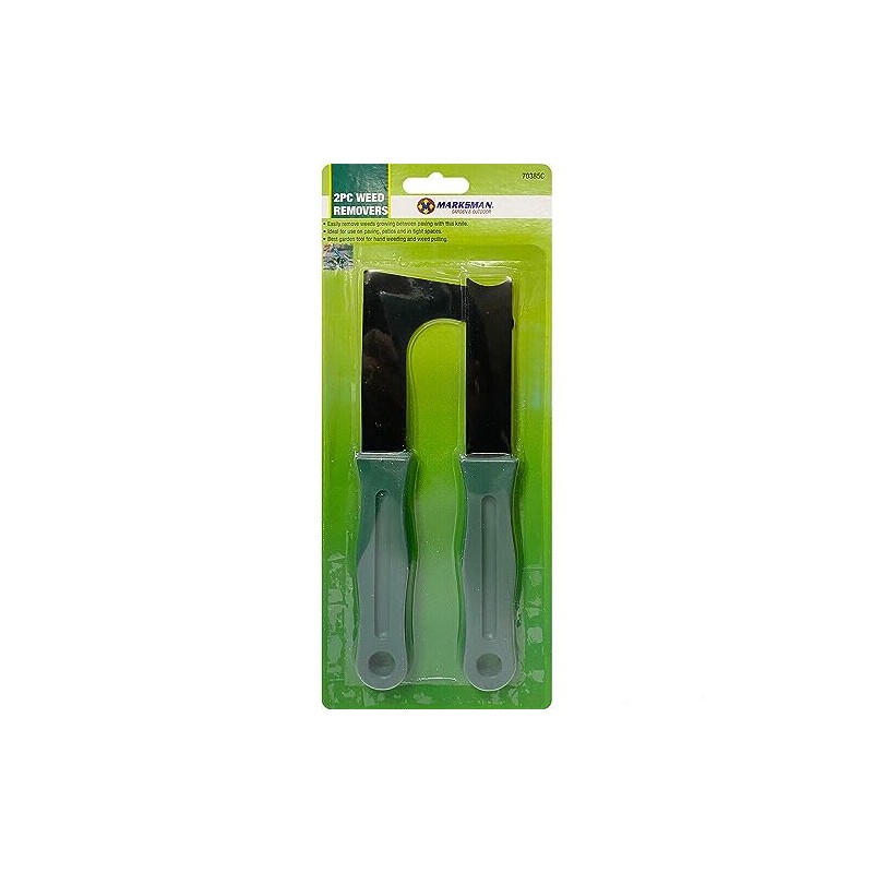 HomeVibe 2PC WEED REMOVER SET COMFORT GRIP PAVEMENT SLAB MOSS