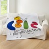 CafePress Play with Bacteria Throw Blanket Super Soft Fleece Plush