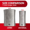 Command Universal Frame Hangers, Damage Free Hanging Picture Hangers, No