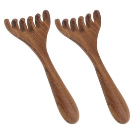 Healeved Healeved 2PCS Wooden Massage Combs Scalp Massagers Head Scratchers Gua Sha Combs Scalp Massage Combs Wood Guasha Massagers for Back Leg Hand Shoulder Neck