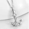 OutstandLong Anchor Urn Necklaces for Human Ashes Memorial Cremation Women