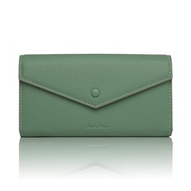 Legato Largo LJ-X0163 Long Wallet, Walnut Botan, MGR, One size