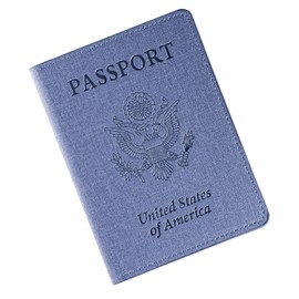 Passport Holder, Passport Wallet For Women（Purple）