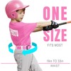WERFORU Youth Baseball Socks and Metal Free Belt Set-Adjustable Belt