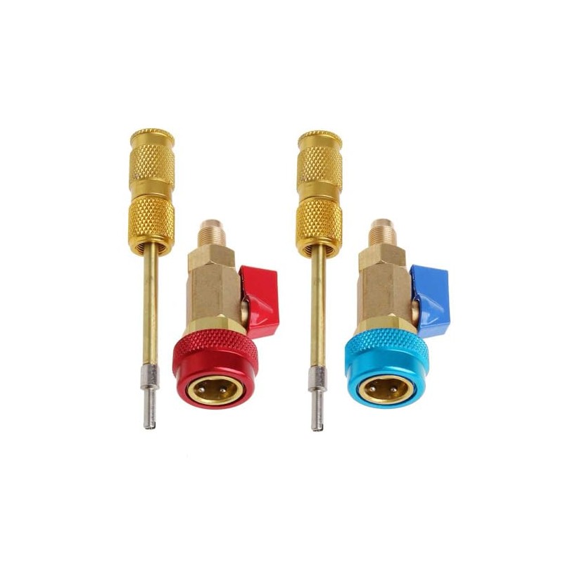 zmart バルブコア エクスチェンジャー ガスを抜かず交換 国産車用 エアコン R134A バルブ コア クイック