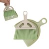 Brosay Mini Dustpan and Brush Set Portable Small Broom with