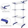 Bigzzia Clothes Drying Rack, Folding Stainless Steel Drying Rack Clothing